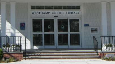 library front entrance