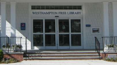 library front entrance