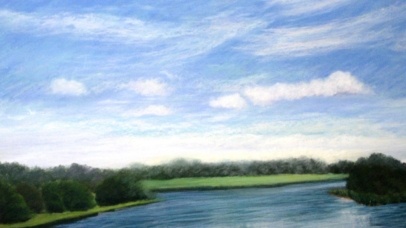 #562-An Inlet off the Bay,Southhampton-22x34