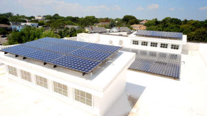 PV array on roof
