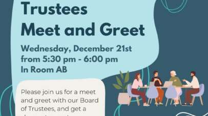 westhampton free library board of trustees meet and greet wednesday, december 21st from 5:30 pm - 6:00 pm in room ab please join us for a meet and greet with our board of trustees, and get a chance to meet our newest board member, Pricilla Adam.