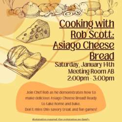Cooking w Rob Scott Asiago Cheese Bread