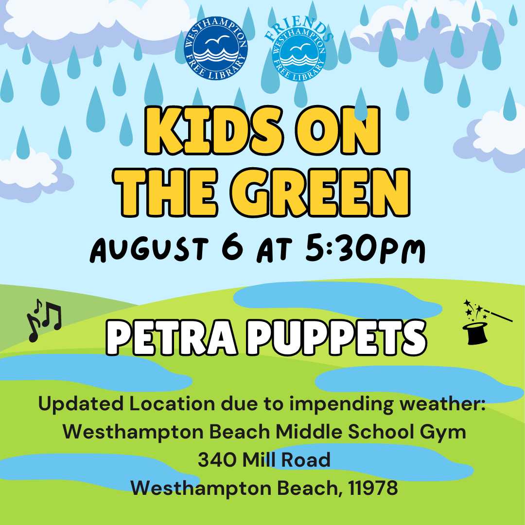 August 6, 2024, Kid's on the Green Announcement